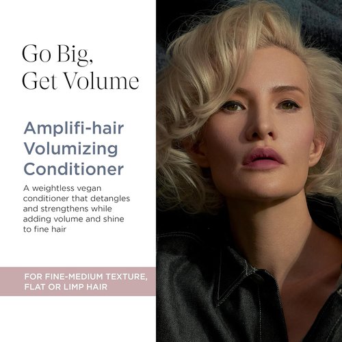 Intelligent Nutrients Amplifi-Hair Volumizing Conditioner - Weightless Hydration & Detangling for Fine Hair | 8 Oz Vegan Formula