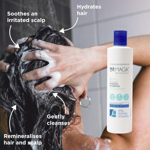 Sea Magik - Salicylic Acid Shampoo for Psoriasis & Itchy Scalp Relief | Soothing Seaweed Treatment (300ml)