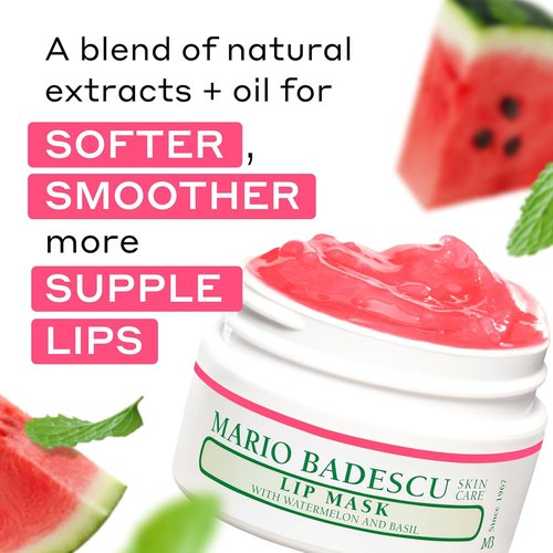 Mario Badescu Lip Mask - Overnight Treatment With Coconut Oil & Shea Butter for Soft Lips