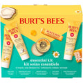 Burt's Bees Valentine's Day Gift Ideas - Essentials Everyday Set, 5 Travel Size Products - Deep Cleansing Cream, Hand Salve, Body Lotion, Foot Cream and Original Lip Balm