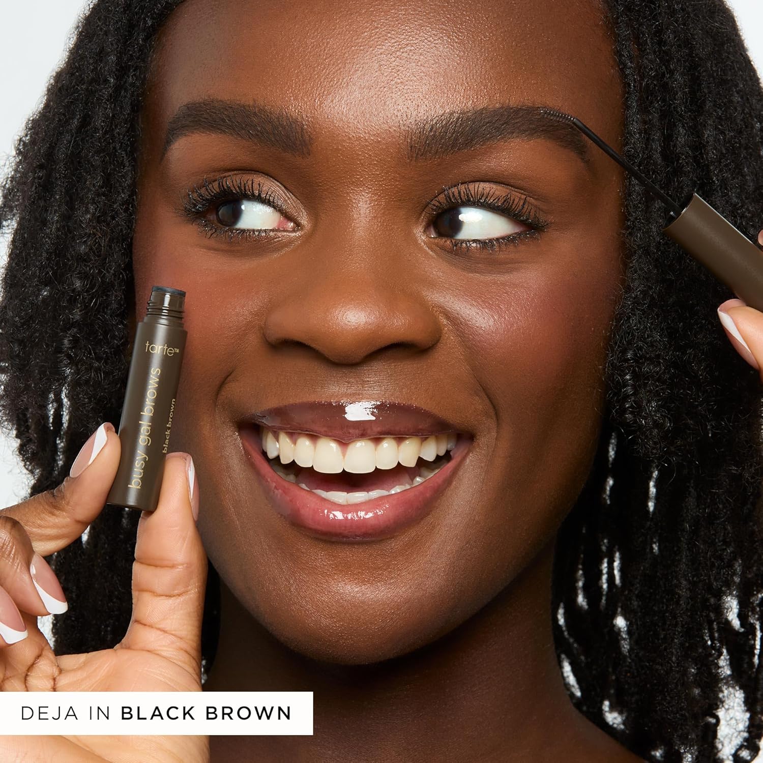 Tarte Busy Gal Tinted Brow Gel - 3-in-1 Waterproof Eyebrow Gel to Shape, Nourish & Tint Brows, Vegan