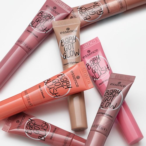 Essence | Baby Got Blush Liquid Blush - Lightweight, Buildable Radiance with Sponge Applicator | Vegan & Cruelty-Free (20 | Blushin Berry)
