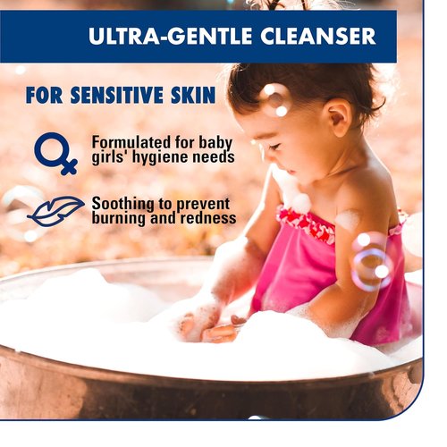 Helan Linea Bimbi Bio-Feminine Wash - Gentle Intimate Cleanser with Aloe Vera & Chamomile | 125ml (4.2 fl oz)