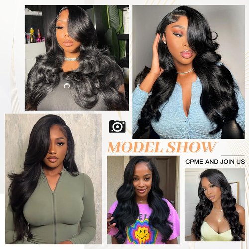 HD Lace Frontal 13x6 Transparent Ear to Ear Body Wave Frontal Human Hair 100% Unprocessed Virgin Lace Closure Human Hair Pre Plucked with Baby Hair 150% Density 12 Inch