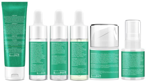 Lifting & Firming Anti-Aging Skin Care Set Kit for Women Teens,Niacinamide Retinol Serum,Hyaluronic Acid Serum,Skincare Gift Set,Facial Skin Care Products,Face Care Routine Kit Christmas Gift Women