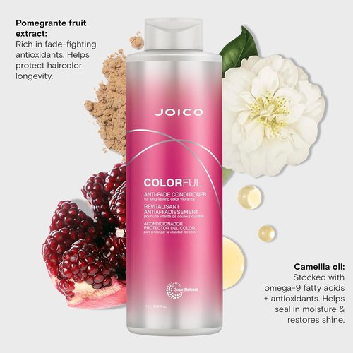 Skiennix Colorful Anti-Fade Conditioner - Preserve Vibrancy & Boost Shine | Sulfate-Free with Camellia Oil & Pomegranate Extract