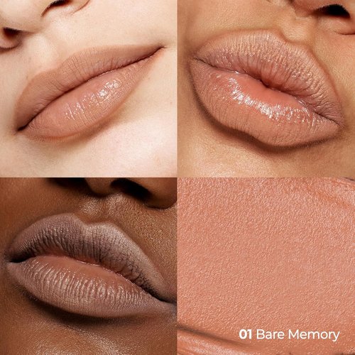 Laka Lip Liner - Nude Semi-Matte Lip Liner with Rich Cream Glide Texture | 0.02oz #01 Bare Memory