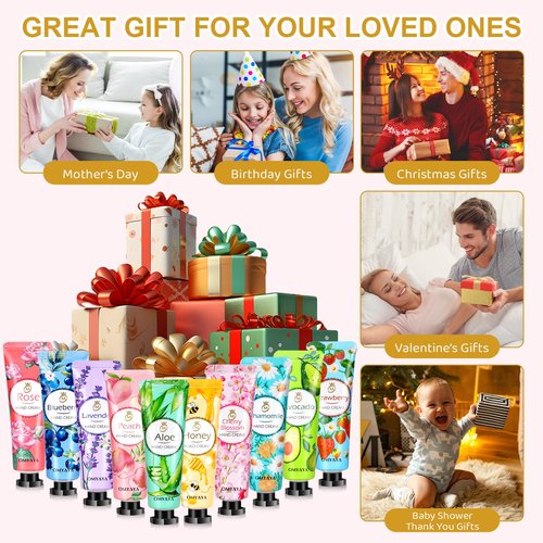 36 Pack Hand Cream Set, Hand Lotion Travel Size, Mothers Day Gifts for Mom, Teacher Appreciation Gifts, Bulk Gifts For Women Coworker, Bulk hand Cream, Mini Hand Cream, Nurse Gifts, Bridesmaid Gifts
