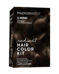 Madison Reed Radiant Hair Color Kit - 5.5NNN Dark Brown with Warm Golden Tones | 100% Gray Coverage, PPD-Free & Ammonia-Free