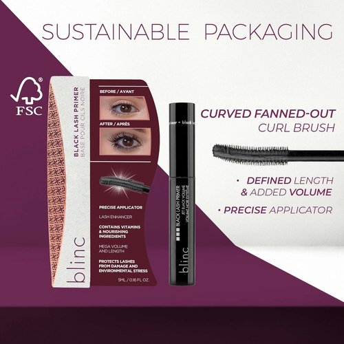 Blinc Lash Primer - Volumizing & Lengthening Formula for Stunning Lashes | 0.27 oz