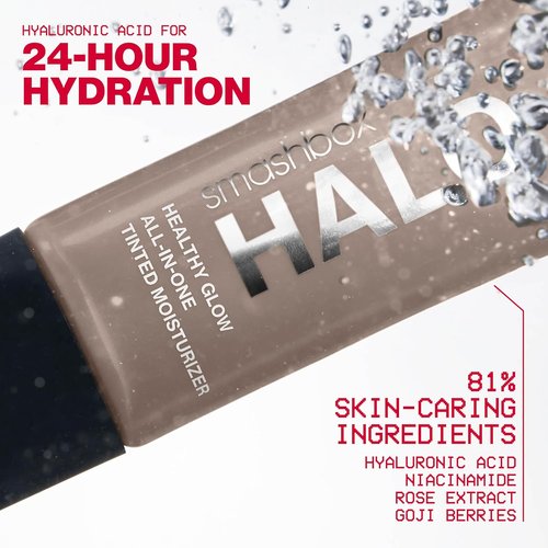 Smashbox Halo Healthy Glow Tinted Moisturizer SPF 25 - Hydrating & Long-Wearing with Hyaluronic Acid