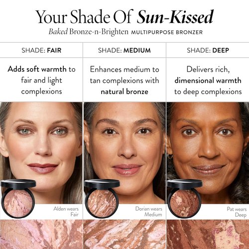 Laura Geller New York Baked Bronze-N-Brighten Bronzer Powder - Natural Fair Glow | Radiant Finish