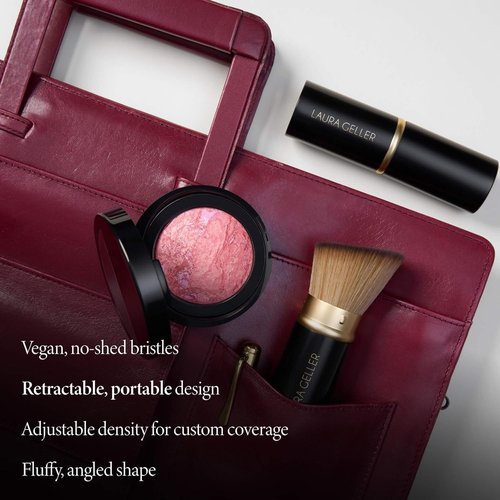 Laura Geller New York Makeup Brushes - Cruelty-Free Retractable Angled Kabuki Brush 02