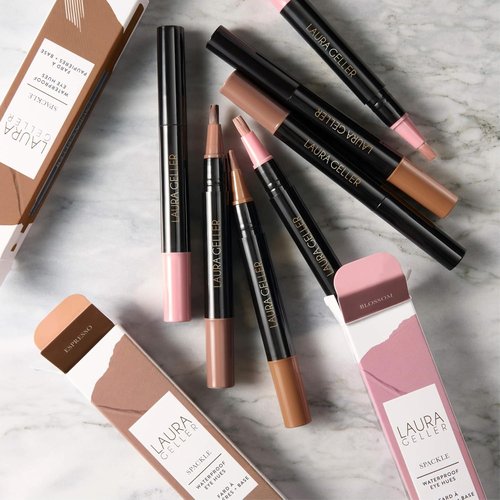 LAURA GELLER Spackle Waterproof Eye Hues - Liquid Waterproof Eyeshadow for Hooded & Mature Skin | Resists Creasing | Espresso