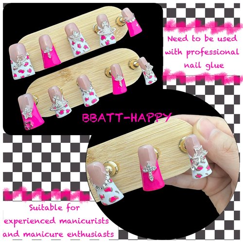 BBATT-HAPPY 144PCS Nail Charms for Acrylic Nails,Silver Star Planet Cross Punk Door Handle Pin Handcuffs Mechanical Parts Alloy Nail Art Accessories,Nail Jewels for Nail Art Supplies Craft DIY, Mix
