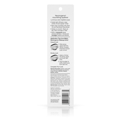 Neutrogena Nourishing Eye Liner - Spiced Chocolate | 0.01 Oz for Smooth Application