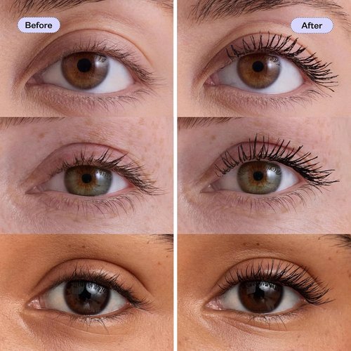 Kosas Mini Soulgazer Mascara - Lengthening & Lifting, Smudge-Proof 2-in-1 Lash Serum, Vegan & Sensitive-Eye Safe