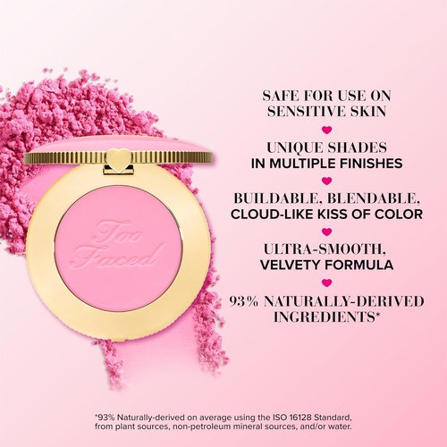 Too Faced Cloud Crush Blurring Blush - Velvety, High Pigment Powder Blush for Cheeks, 0.17 Ounce