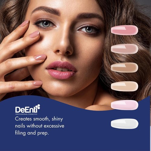 DeEnti Acrylic Nail Powder - 4oz Professional Grade Clear | Long-Lasting, Bubble-Free Acrylic for Extensions & Carving