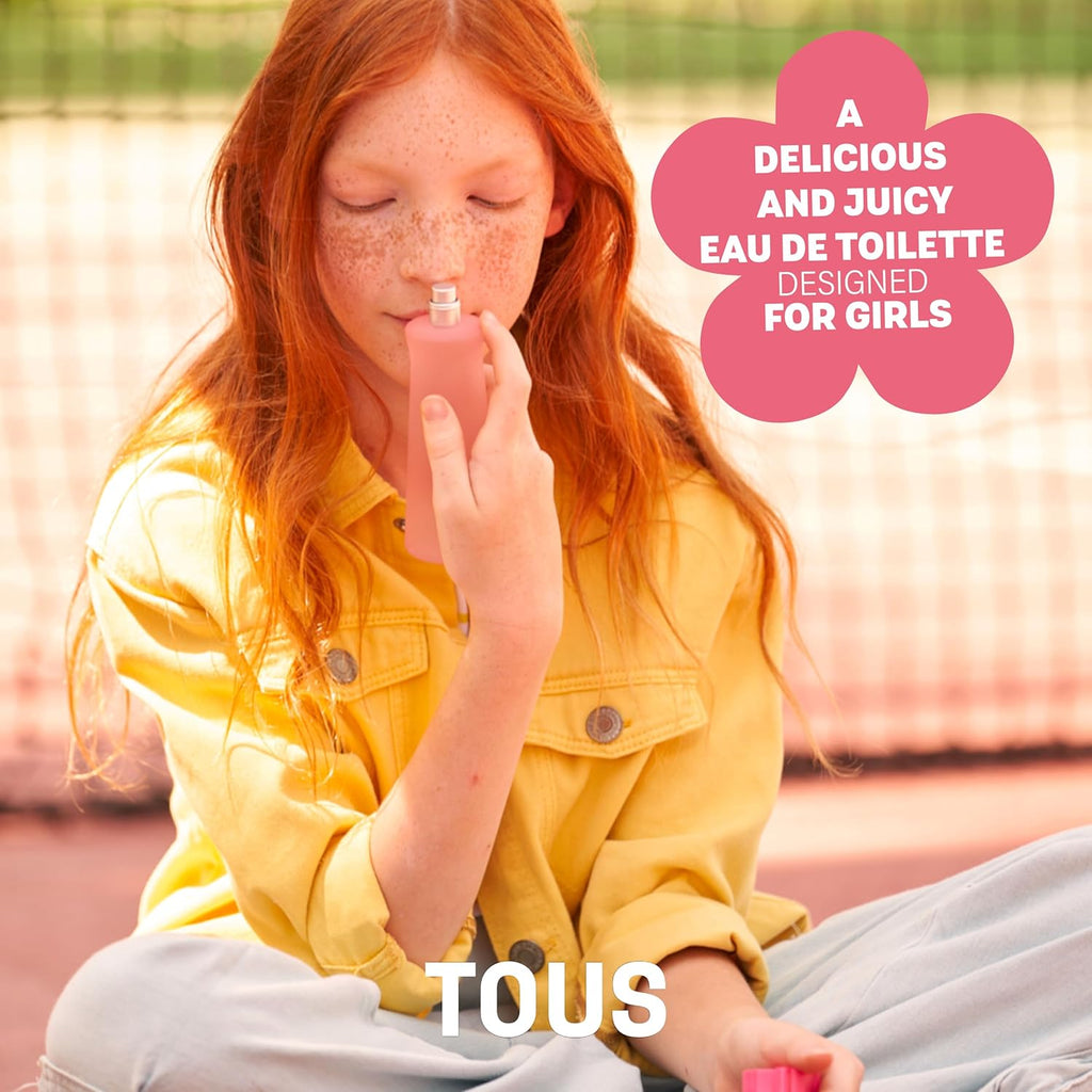 TOUS Eau de Toilette for Kids - Gentle Formula for Sensitive Skin | Perfect for Daily Use, 3.4 Fl Oz