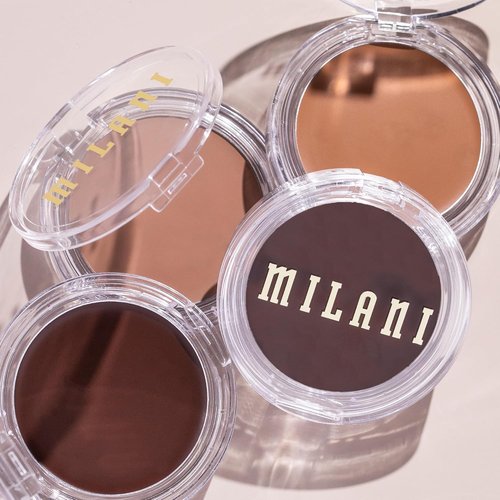 Milani Cheek Kiss Cream Bronzer - Hey Honey | Vegan, Lightweight Glow & Soft Matte Finish