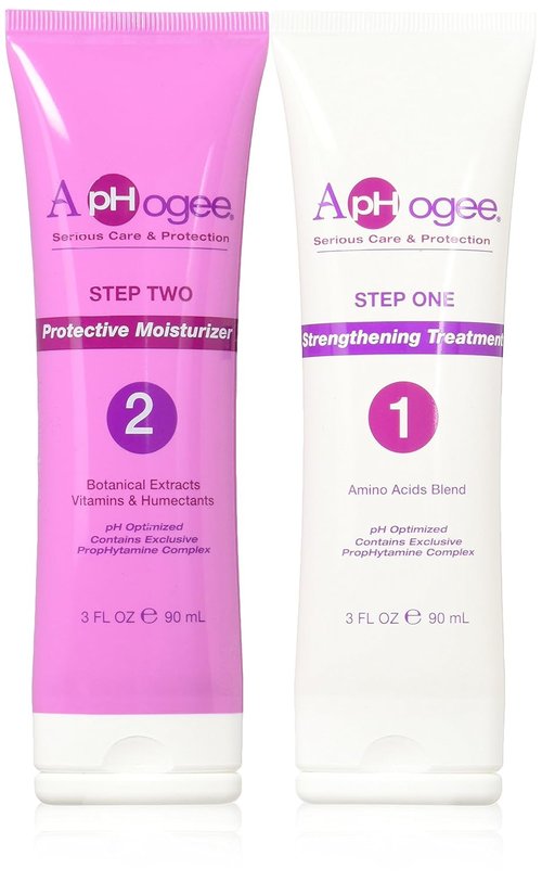 Aphogee Hair Strengthening Kit - 2 Count | Nourishing Formula for Stronger, Healthier Hair - 6 Fl. Oz