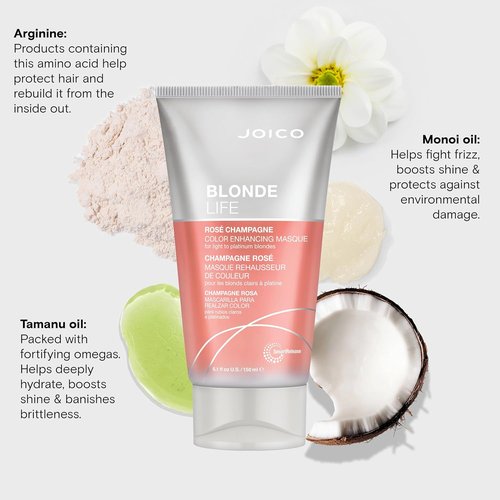 Joico Blonde Life Color Enhancing Masque - Color Depositing Treatment for Vibrant Blonde Tones