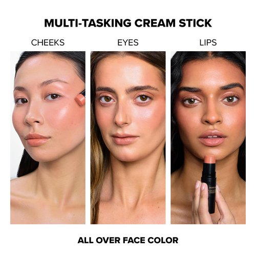 Nudestix Pretty Nude Skin Kit – 2-Piece Cream Blush Stick Set for Cheeks, Eyes & Lips | Includes Nudies Matte & Nudies Bloom | For All Skin Tones