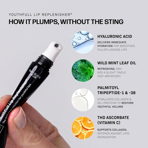 Revision Skincare YouthFull Lip Replenisher® - Moisturizing Lip Plumper with Hyaluronic Acid for Volumizing & Anti-Aging