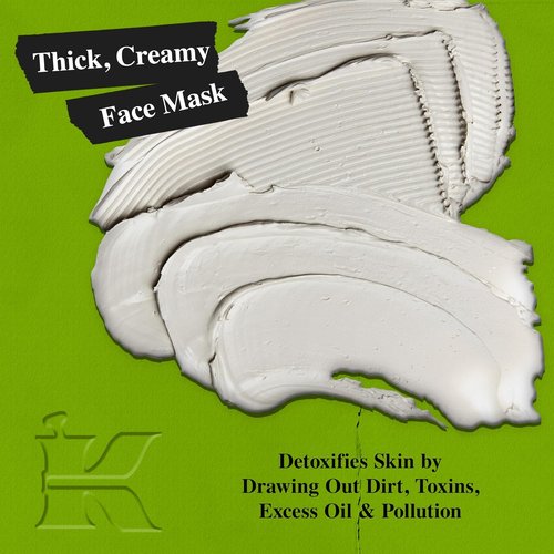 Kiehl's Rare Earth Deep Pore Cleansing Face Mask - Detoxifying Clay Formula for Blackhead & Acne Reduction