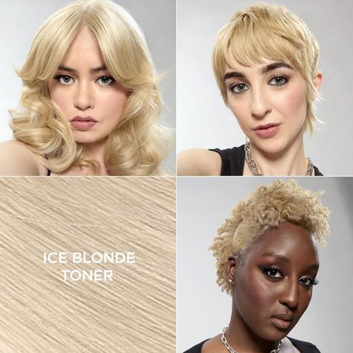 L’Oreal Paris Feria Hair Toner - Long-Lasting Ice Blonde Color | Ammonia-Free Demi-Permanent, 1 Application