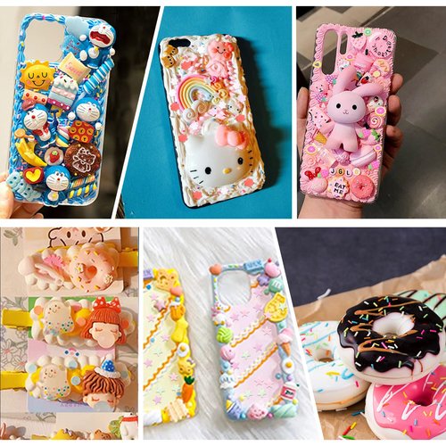 VANJETO 100G Polymer Clay Slices Fake Sprinkles Resin Sprinkles Fake Candy Sprinkles Clay Sprinkles Nail Art Slices Polymer Sprinkles for Nail Art DIY Crafts Cake Dessert Phone Case, Sugar Granules