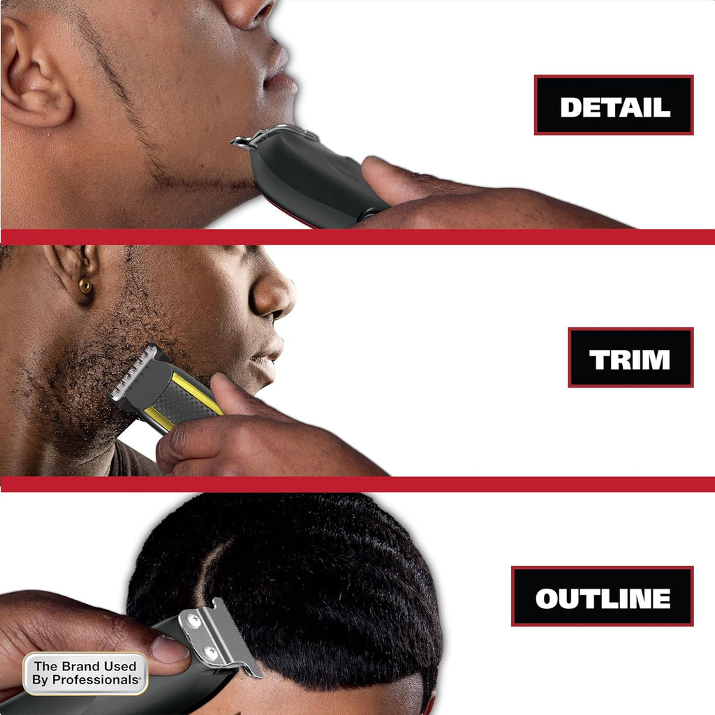 Wahl Edge Pro Beard Trimmer - Bump-Free Corded Grooming Kit for Men | Perfect for Edging Beards & Mustaches - Model 9686-300