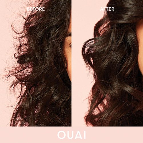 OUAI Anti Frizz Cream - Moisturizing Hair Cream for Frizz Control & Heat Protection | 3 oz Travel Size