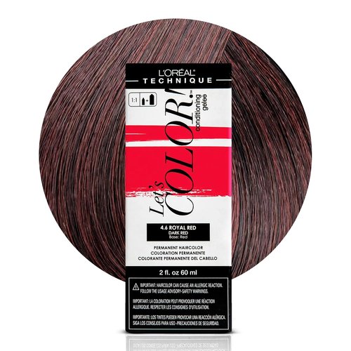 L'Oréal Technique Let's Color! Permanent Hair Color - High Impact Conditioning Gelee, Smooth Application