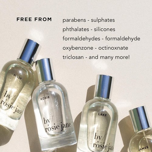 By Rosie Jane Eau De Parfum Spray - Dulce Clean Perfume for Women | Non-Toxic Body Mist with Creamy Vanilla, Brown Sugar & Warm Hinoki Wood - 50ml