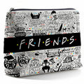 CLHHM Friends TV Show Merchandise Makeup Bag Smiling Friends Merch Cosmetic Bag TV Show Gifts for Women Fans Sister Birthday Friendship