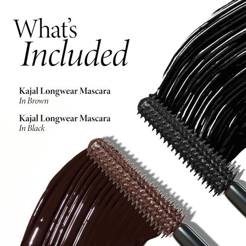 Laura Geller New York Kajal Mascara Duo - Black & Brown for Bold, Defined Lashes