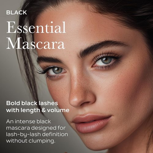 Sothys Essential Mascara - Black | Lengthening Lash Definition | Volumizing Formula with Jojoba Wax