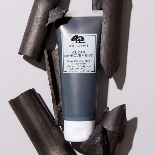 Origins Clear Improvement Mask - Deep Cleansing Charcoal Face Mask | 2.5 Fl Oz