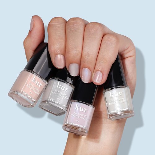 LONDONTOWN Kur Illuminating Nail Concealer - Vegan, Cruelty-Free Sheer Polish for Brightening Nail Care