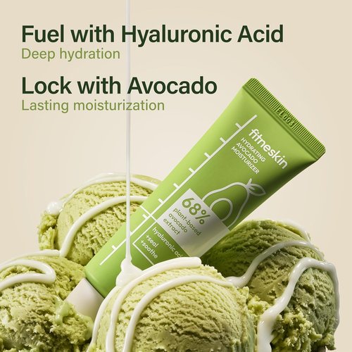 Skiennix Hydrating Avocado Moisturizer - Creamy Soft Barrier Hydration, 1.7 Fl Oz (50ml) | Fragrance-Free Vegan Formula