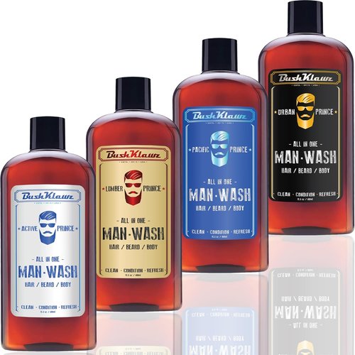 Active Prince Man 3-in-1 Shampoo, Conditioner & Body Wash - Versatile Grooming for Hair, Beard & Body