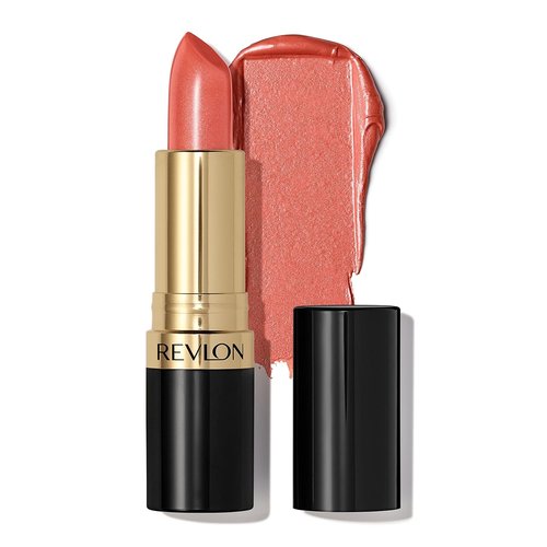 Revlon Super Lustrous Lipstick - Creamy Formula for Soft, Fuller Lips | 628 Peach Me, 0.15 oz