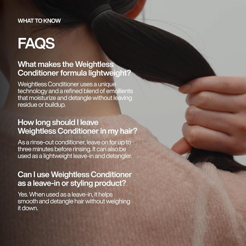 Harklinikken Weightless Conditioner - Nourishes & Detangles for Voluminous Hair - Versatile Leave-In/Rinse-Out Formula