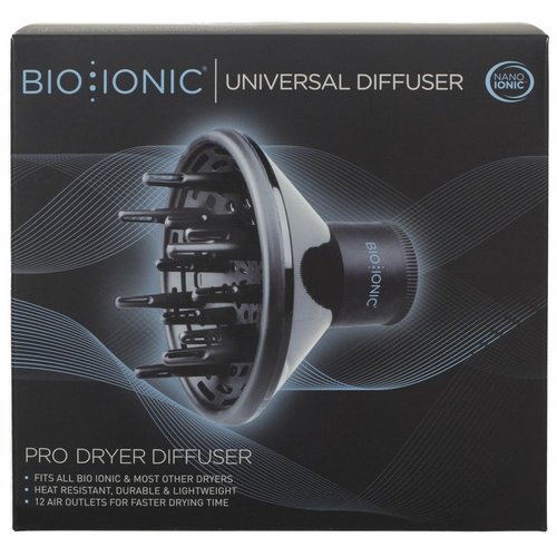Bio Ionic Universal Diffuser - Fast-Drying Hair Dryer Attachment for Frizz Control - Fits 2.25" Blow Dryers | Professional Tool for All Hair Types