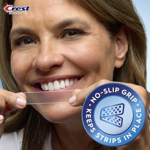 Crest 3D Whitestrips Sensitive White – Teeth Whitening Kit, 18 Treatments, Each with 1 Upper/1Lower, 36 Strips – Crest 3DWhite Teeth Whitening Strips