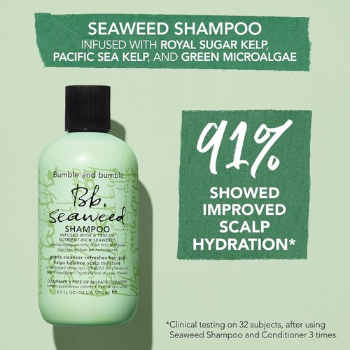 Bumble and bumble. Seaweed Hydrating Shampoo - Gentle Cleanser for All Hair Types | Sulfate-Free, Boosts Scalp Hydration