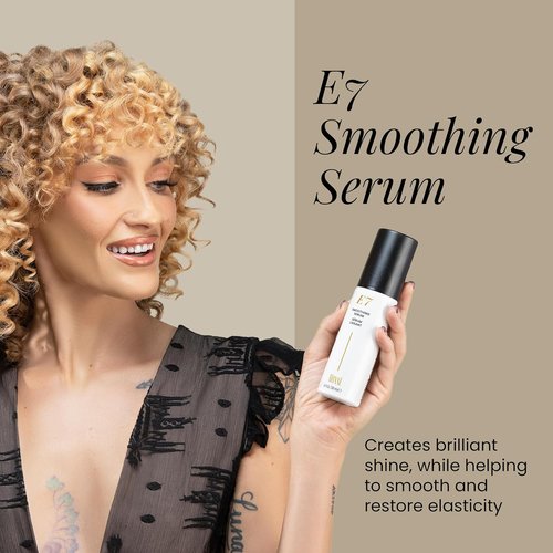ALOXXI E7 Smoothing Serum - Lightweight Hair Serum with 7 Essential Oils for All Hair Types | 3.4 Fl Oz