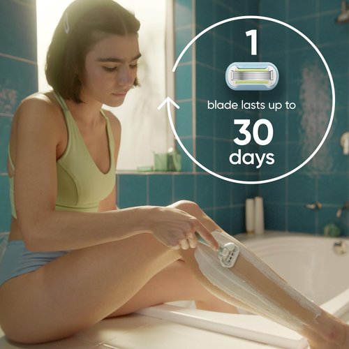 Gillette Venus Womens Razor Blade Refills, Venus Extra Smooth 4 Count and Venus Deluxe Smooth Sensitive 2 Count, 6 Total Refills